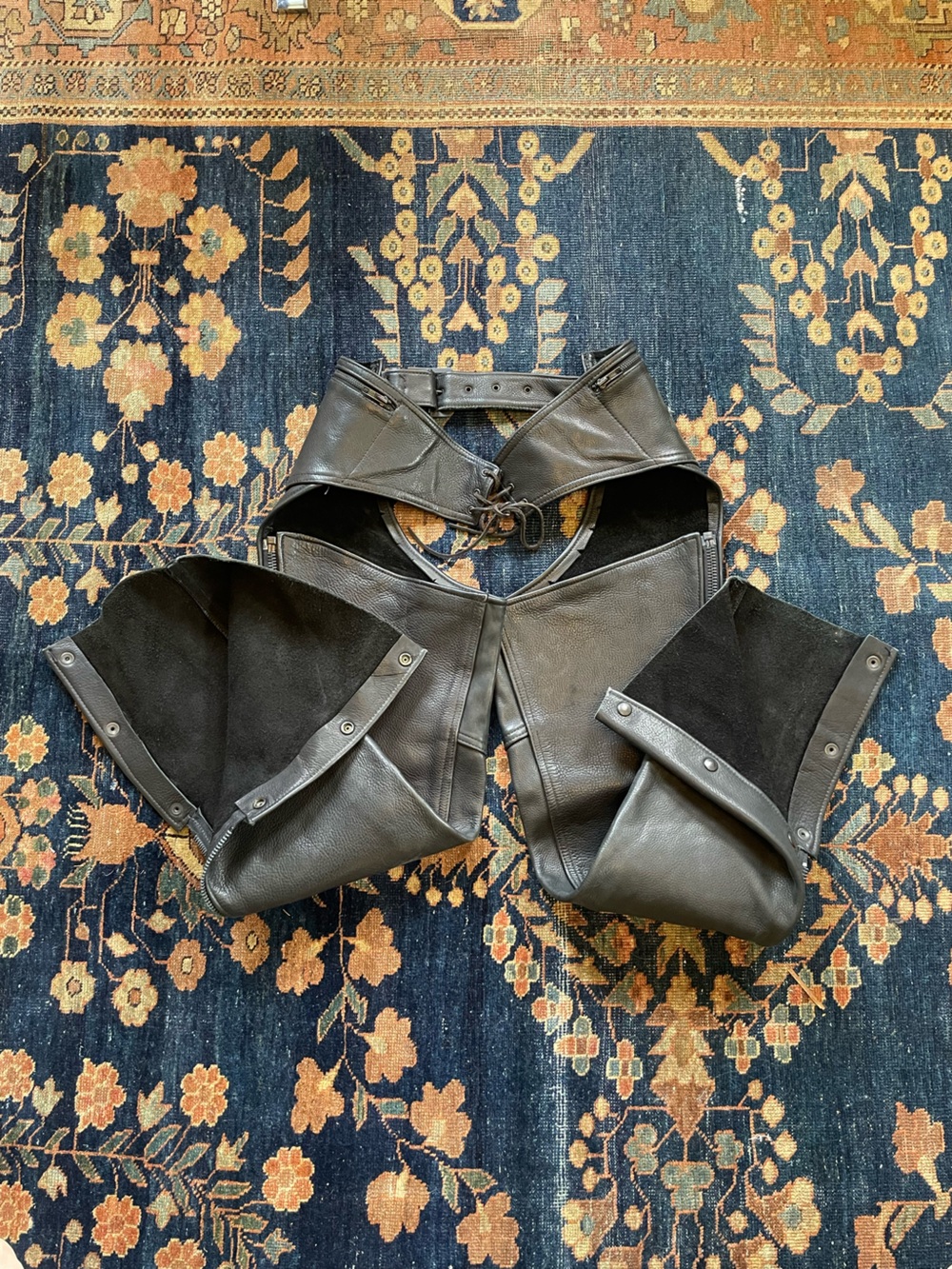 Vintage Leather Riding Chaps